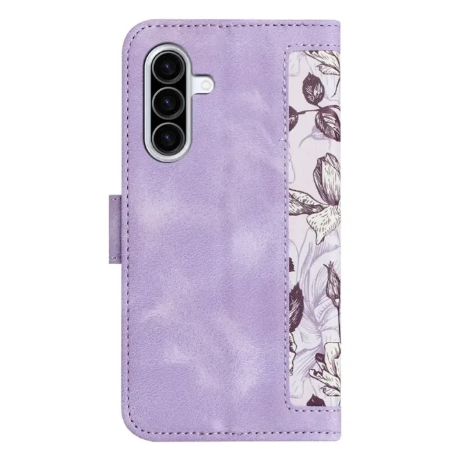 Housse Samsung Galaxy A57 Croquis Floral avec Dragonne
