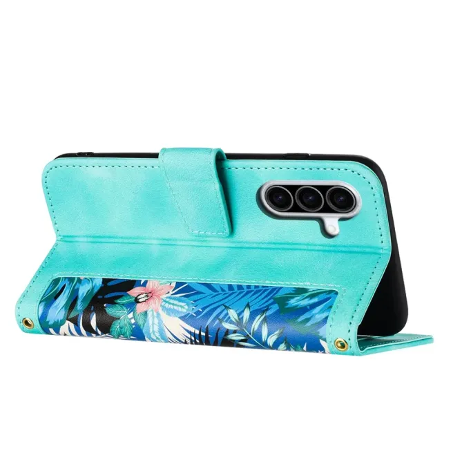 Housse Samsung Galaxy A57 Tropicale avec Dragonne