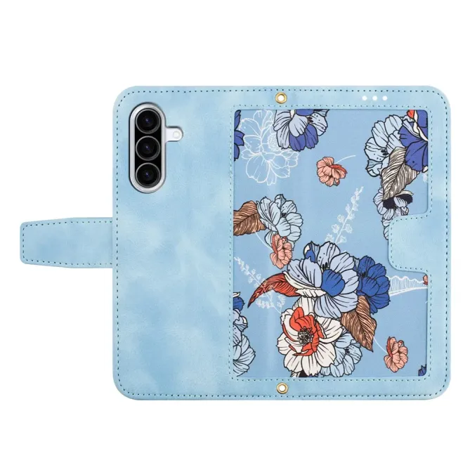 Housse Samsung Galaxy A57 Florale avec Dragonne