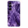 Coque Samsung Galaxy A57 Silicone Souple Motif Marbre Violet Améthyste