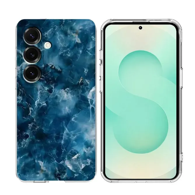 Coque Samsung Galaxy A57 Marbre Bleu Nuit | ABYSSE