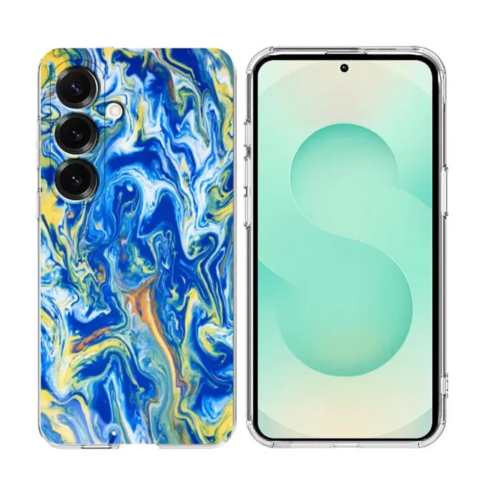 Coque Samsung Galaxy A57 Abstrait Bleu | ODYSSÉE