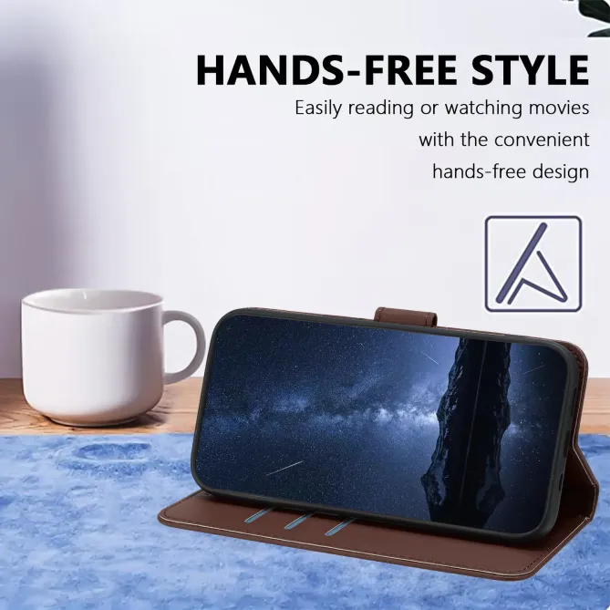 Housse Samsung Galaxy A57 Effet Cuir avec Surpiqûres