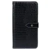 Housse Motorola Edge 70 en simili cuir crocodile
