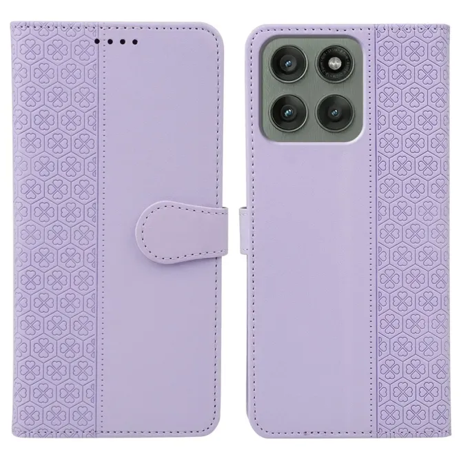 Housse Motorola Edge 70 Porte-cartes Trèfle