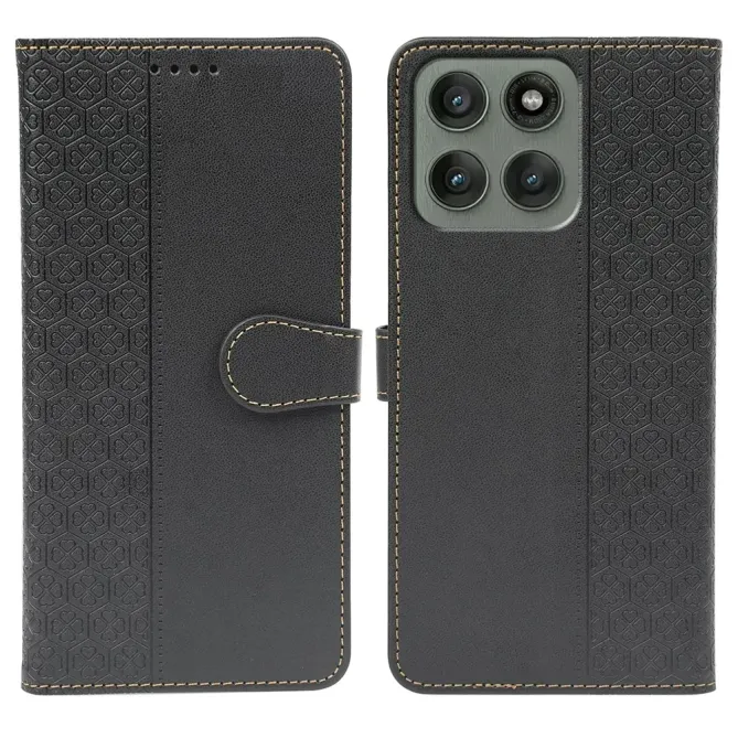 Housse Motorola Edge 70 Porte-cartes Trèfle
