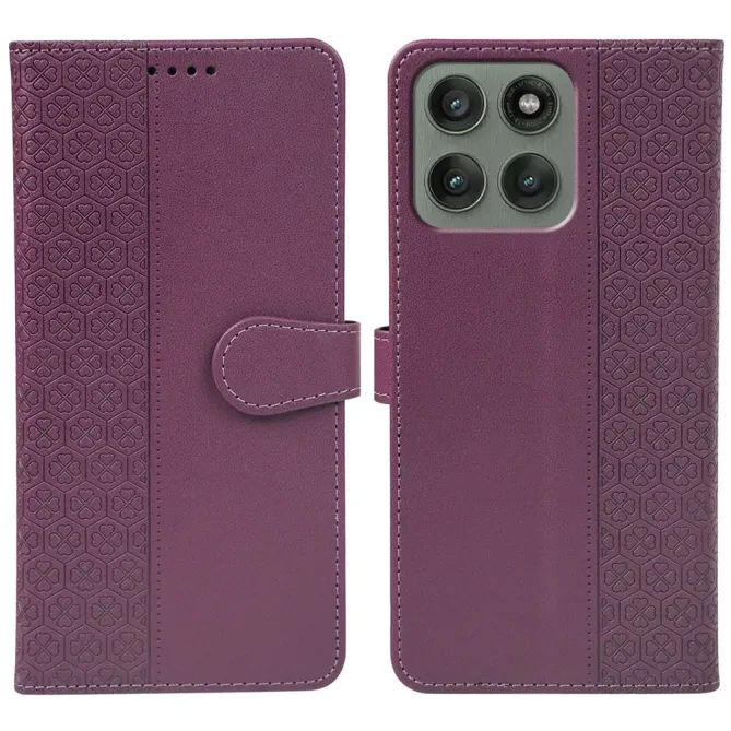 Housse Motorola Edge 70 Porte-cartes Trèfle