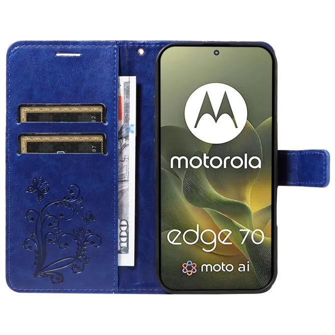 Housse Motorola Edge 70 Papillons fonction support