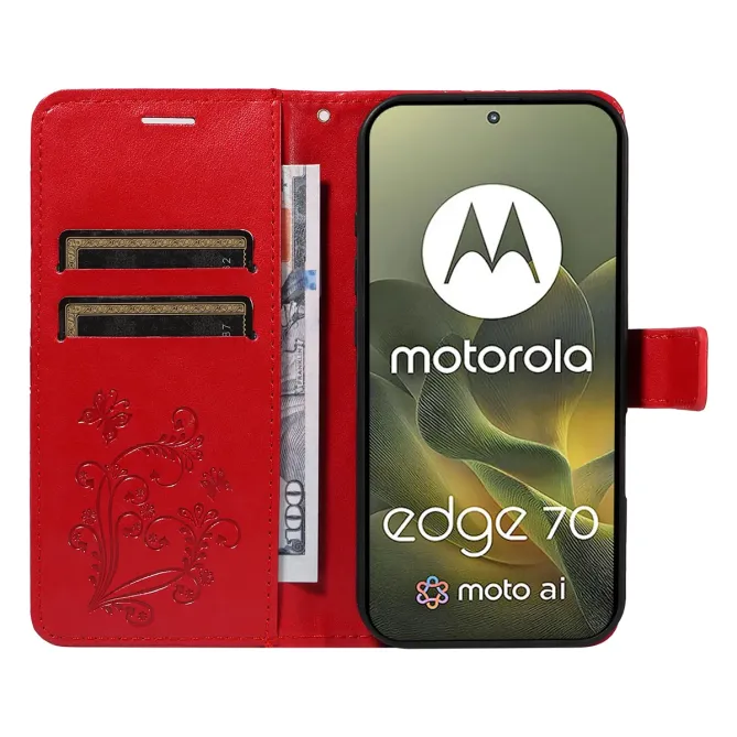 Housse Motorola Edge 70 Papillons fonction support
