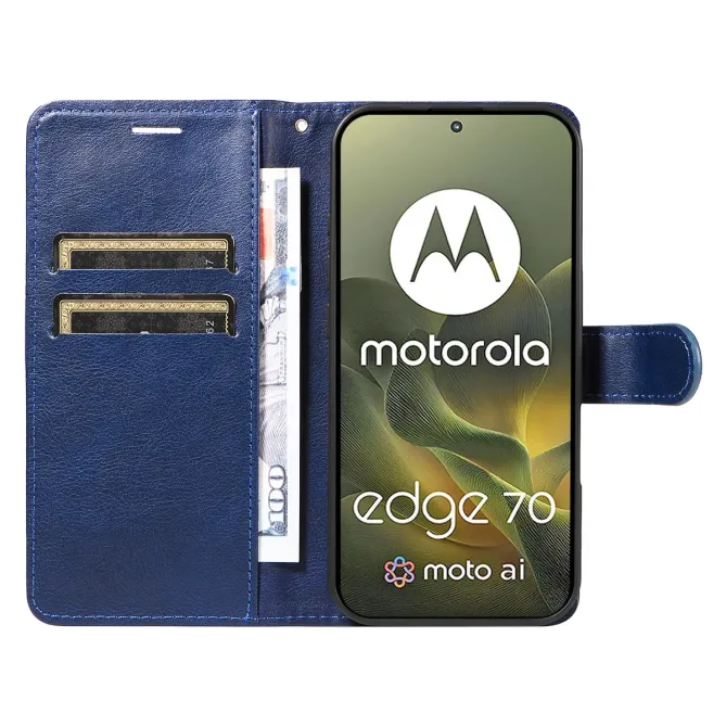Housse Motorola Edge 70 Sylvette simili cuir avec lanière