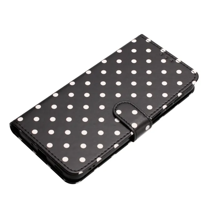 Housse Motorola Edge 70 à pois avec porte-cartes