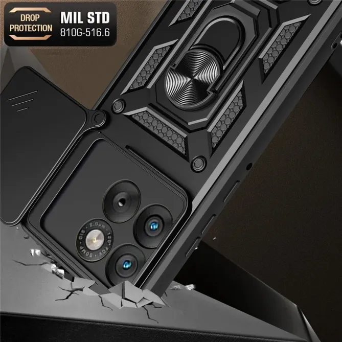 Coque Motorola Edge 70 avec Anneau et Protection Caméra