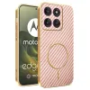 Coque Motorola Edge 70 Texture Carbone MagSafe