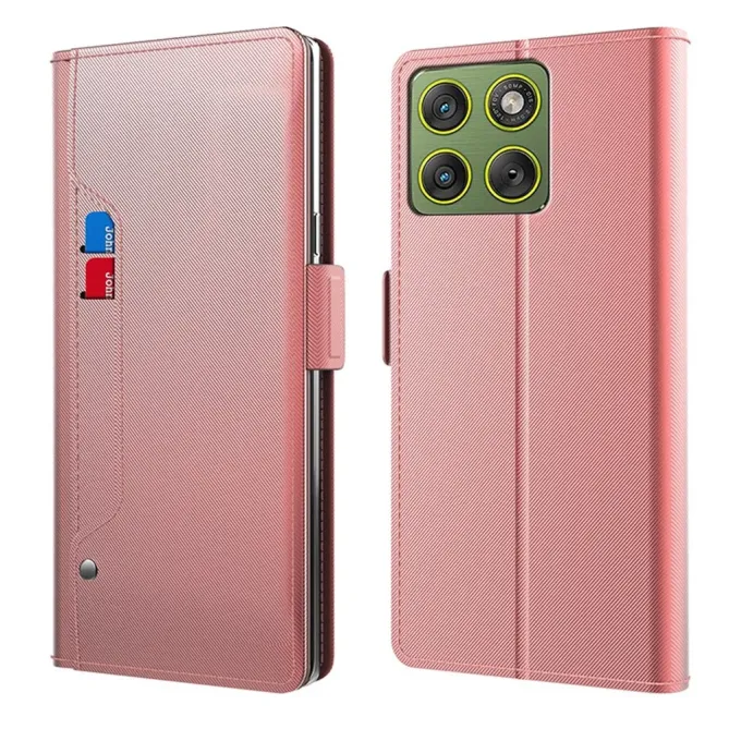 Housse Motorola Edge 70 premium porte cartes avec miroir