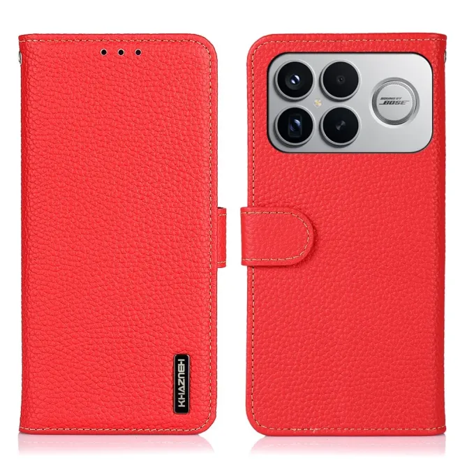 Housse POCO F8 Ultra Cuir Grainé KHAZNEH