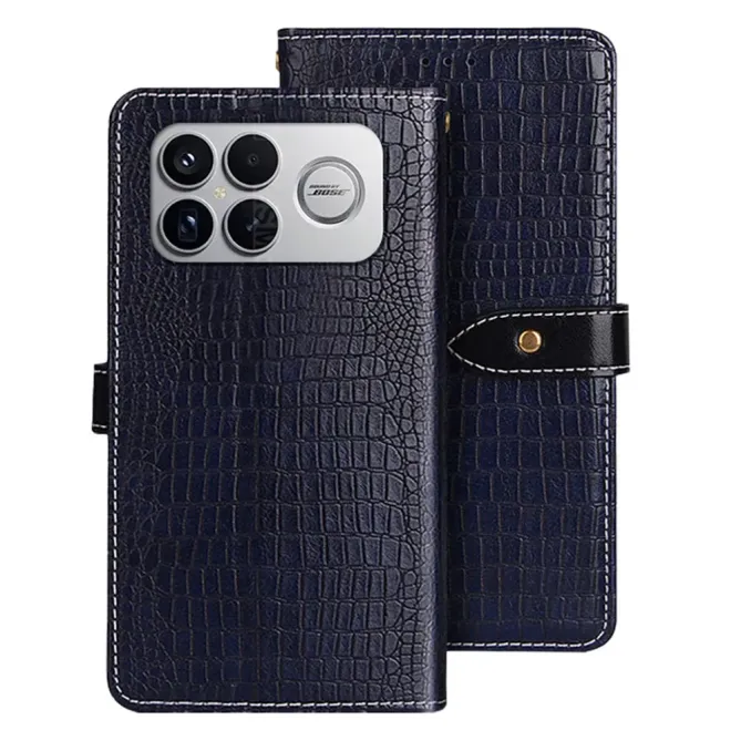 Housse POCO F8 Ultra en simili cuir crocodile