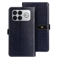 Housse POCO F8 Ultra en simili cuir crocodile