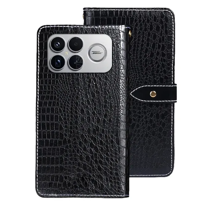 Housse POCO F8 Ultra en simili cuir crocodile