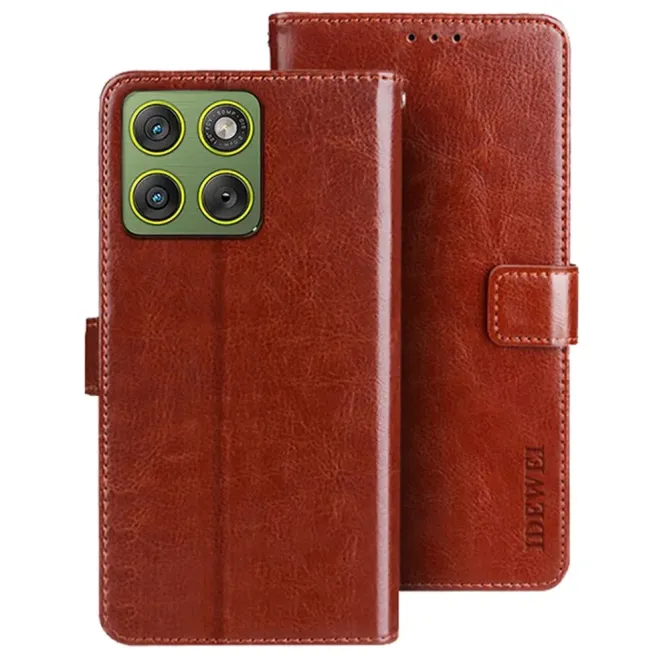 Housse Motorola Edge 70 IDEWEI Folio Effet Cuir