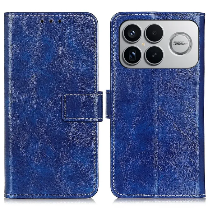Housse POCO F8 Ultra effet cuir luxueux coutures