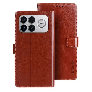 Housse POCO F8 Ultra IDEWEI Folio Effet Cuir