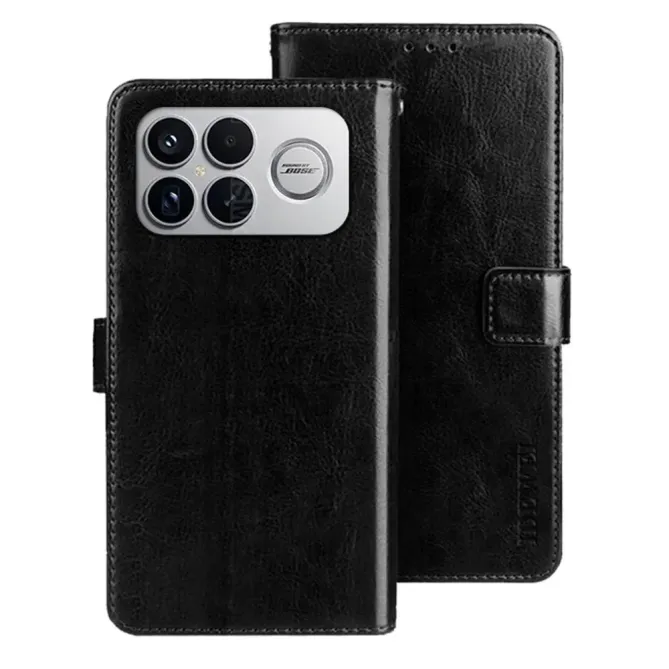 Housse POCO F8 Ultra IDEWEI Folio Effet Cuir