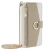 Housse POCO F8 Ultra luxury portefeuille avec chaîne
