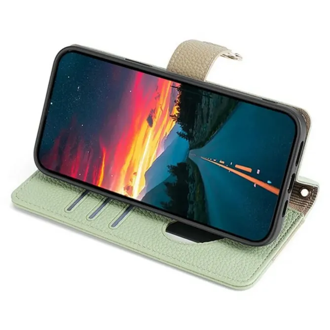 Housse POCO F8 Ultra luxury portefeuille avec chaîne