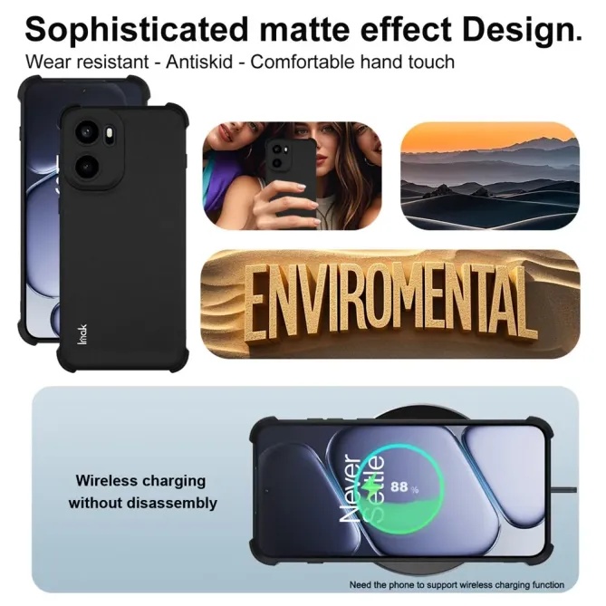 Coque OnePlus 15R class protect - Noir mat