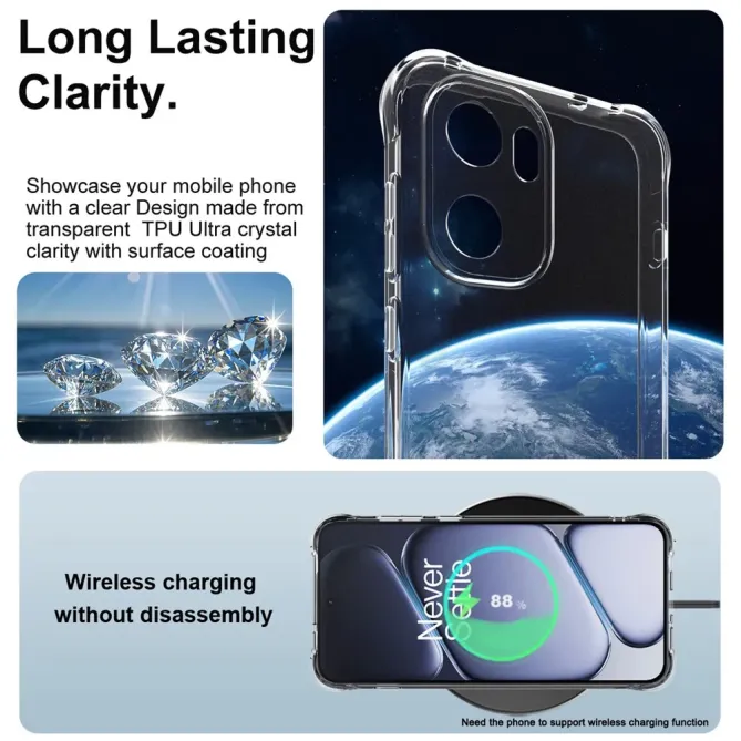 Coque OnePlus 15R silicone airbag antichoc | IMAK