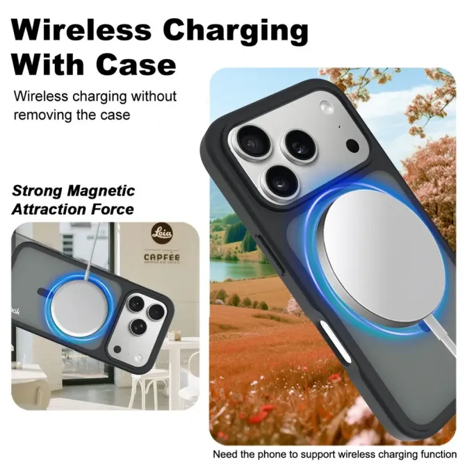 Coque iPhone 17 Pro Max MagSafe mate airbags | IMAK