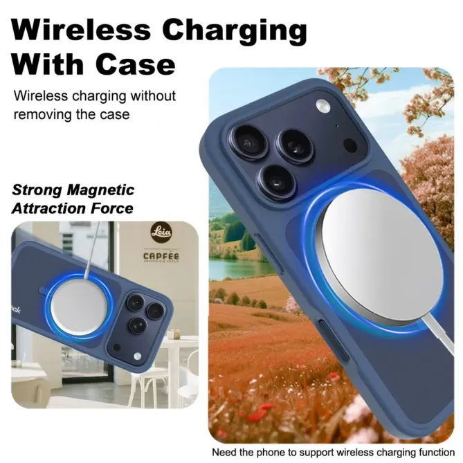 Coque iPhone 17 Pro Max MagSafe mate airbags | IMAK