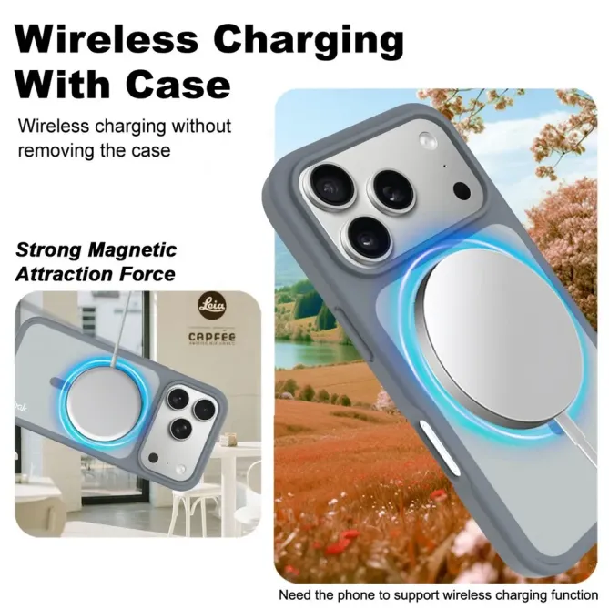 Coque iPhone 17 Pro Max MagSafe mate airbags | IMAK