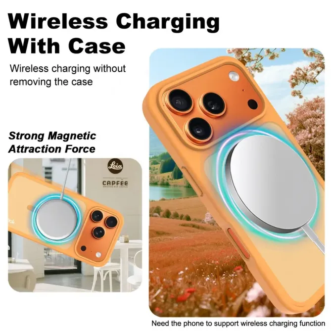 Coque iPhone 17 Pro Max MagSafe mate airbags | IMAK