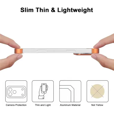 Coque iPhone 17 Pro Max Bumper Titanium sans bord | APEX