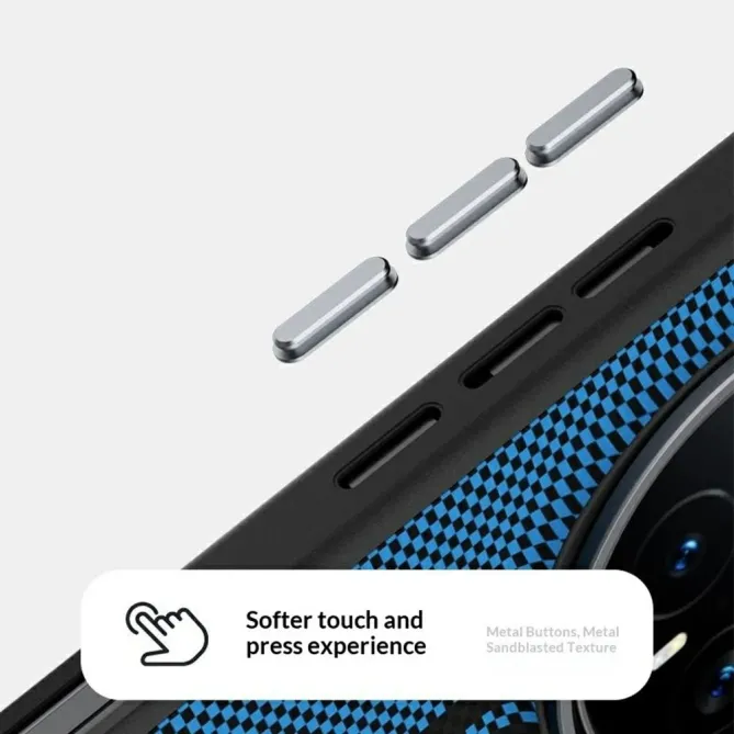 Coque Honor Magic 8 Pro Racing Compatible MagSafe - Bleu