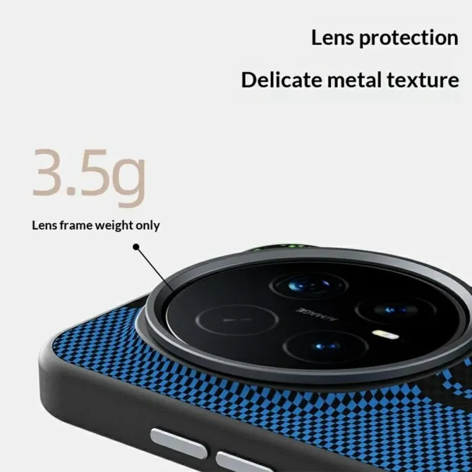 Coque Honor Magic 8 Pro Racing Compatible MagSafe - Bleu