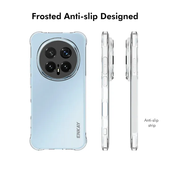 Coque Arrière Honor Magic 8 Pro Transparente en Silicone TPU