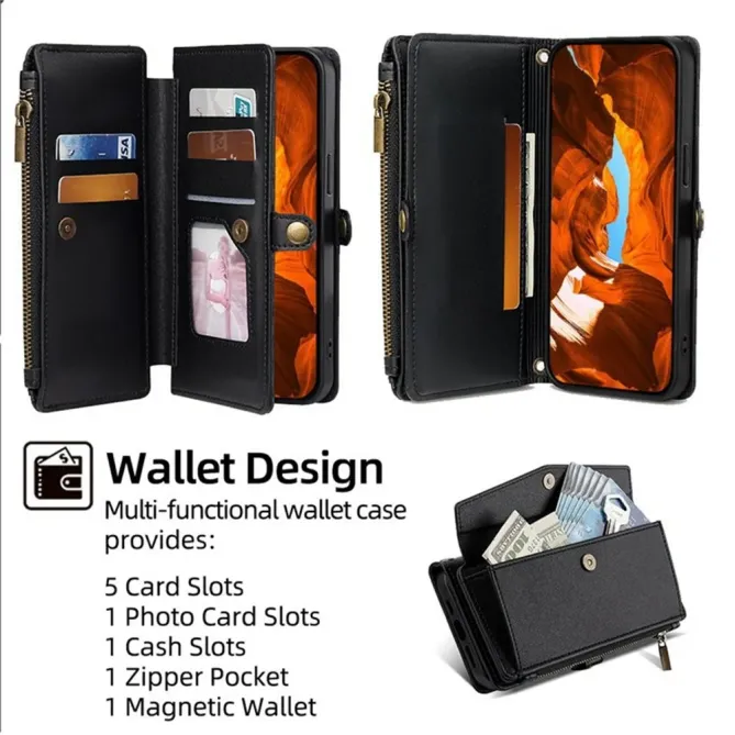 Housse Honor Magic 8 Pro Grande Capacité avec Bandoulière