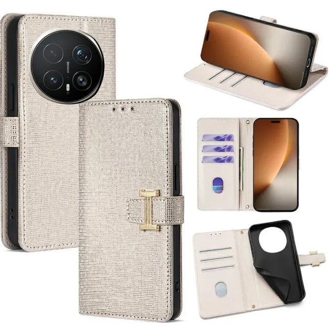 Housse Honor Magic 8 Pro Texture Scintillante avec Boucle Métal I