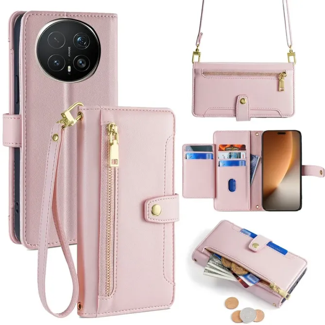 Housse Honor Magic 8 Pro Bandoulière Ajustable et Poche Zippée