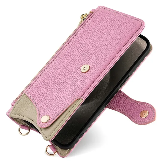 Housse Honor Magic 8 Pro avec Miroir et Bandoulière Chaîne Zippée