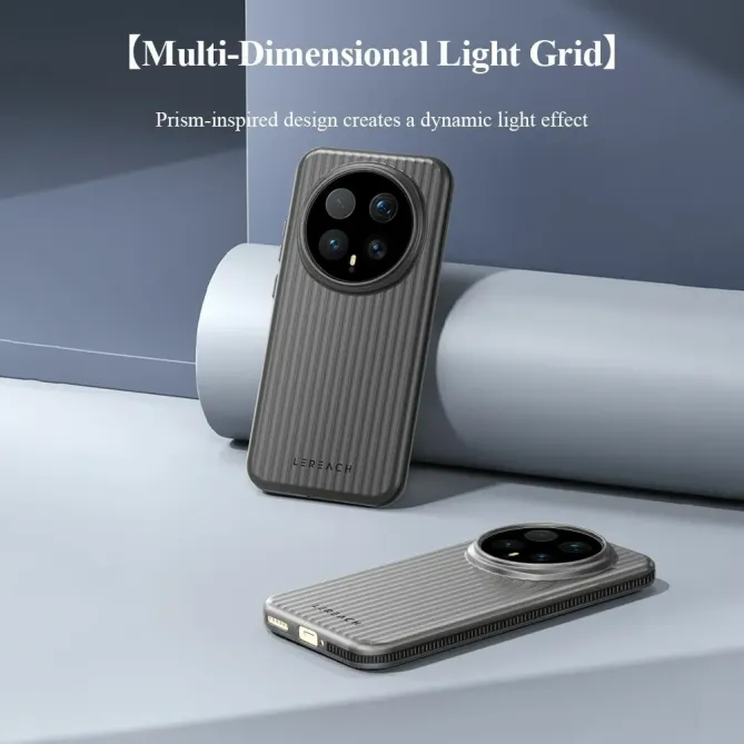 Coque Honor Magic 8 Pro Design Prismatique Ondulé et Finition Mate