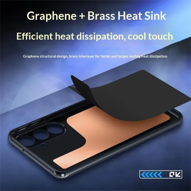 Coque Samsung Galaxy S25 avec Dissipation Thermique Graphène