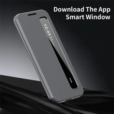 Housse Samsung Galaxy S25 Smart View Fenêtre Intelligente Gris - photo 9