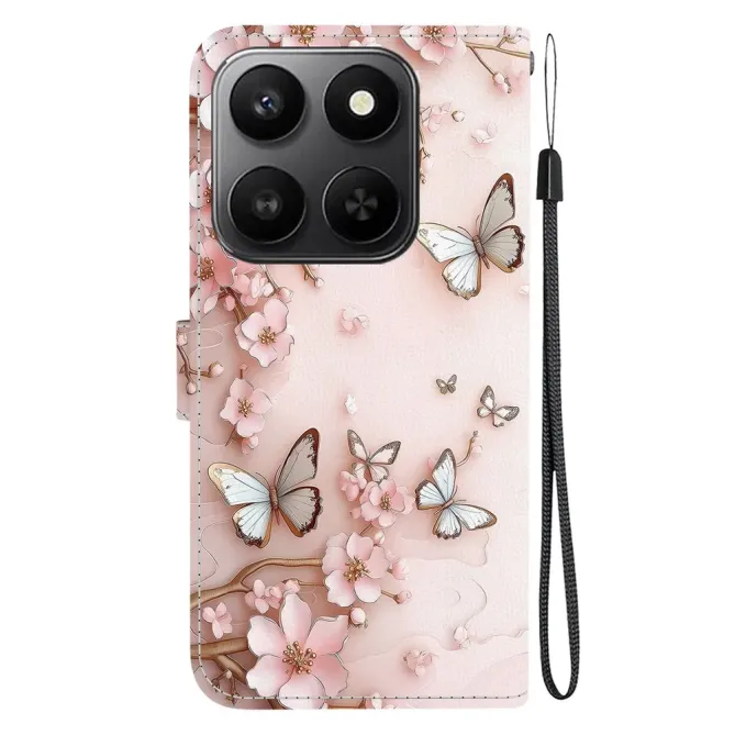 Housse Honor 400 Smart 5G / 4G / X7d 4G imprimé papillons fleurs | ENV