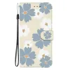 Housse Honor 400 Smart 5G / 4G / X7d 4G Fleurs Bleues