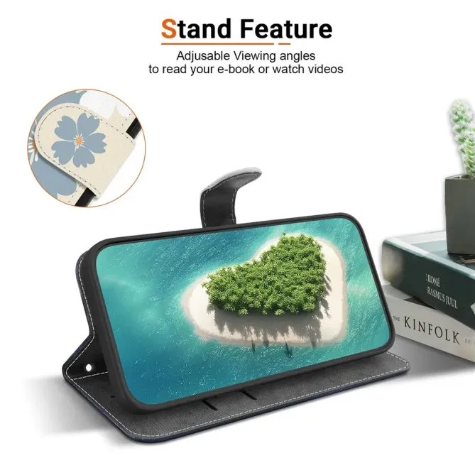 Housse Honor 400 Smart 5G / 4G / X7d 4G Fleurs Bleues