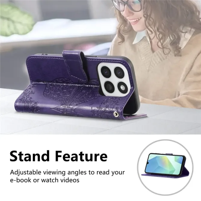 Housse Honor 400 Smart 5G / 4G Papillon Relief