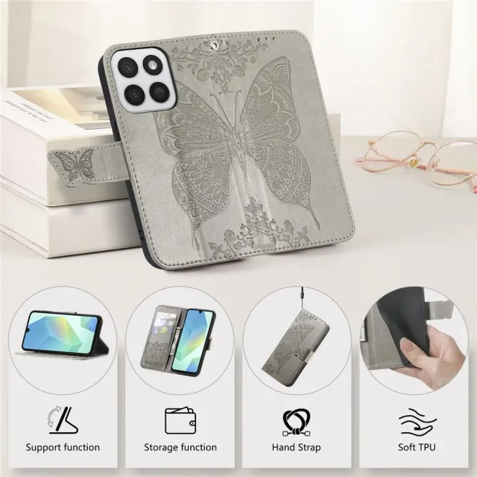 Housse Honor 400 Smart 5G / 4G Papillon Relief